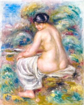 Baigneuse Au Linge