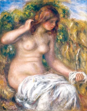 Woman by Spring