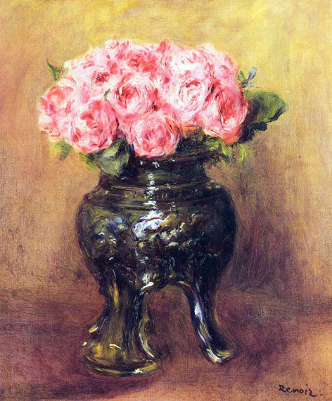Roses in a China Vase