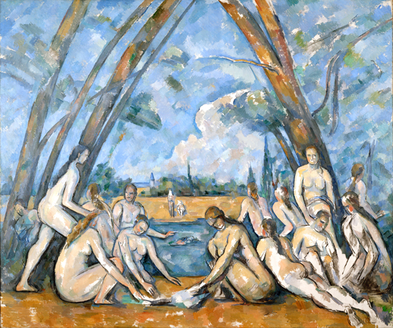 The Large Bathers 1906 by Paul Cezanne, oil painting reproduction on canvas The Large Bathers 1906