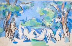 Les deux fusils Etude De Baigneuses