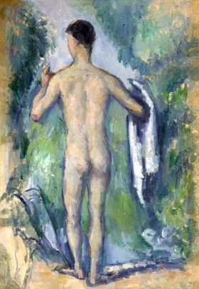 Green Foliage Standing Bather, seen from the Back