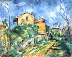 Maison Maria with a view of Château Noir 1895