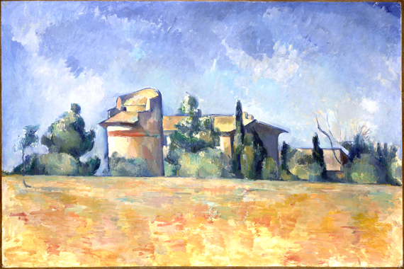 Pigeonnier De Bellevue 1890 by Paul Cezanne, oil painting reproduction on canvas Pigeonnier De Bellevue 1890