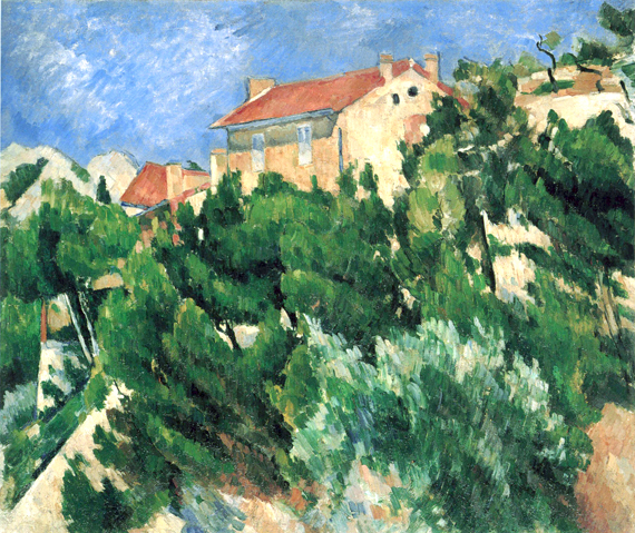 Paysage En Provence by Paul Cezanne, oil painting reproduction on canvas Paysage En Provence
