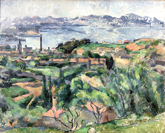 View of the Bay of Marseille with the Village of Saint-Henri 1883