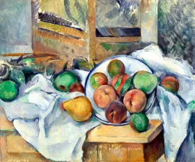 Girl with a Polka-Dot Blouse 1919 A Table Corner 1895