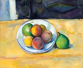 Reclining nude with Loose Hair 1917 Nature Morte De Pêches et Poires