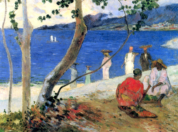 Bord De Mer Ii, 1887 by Paul Gauguin, oil painting reproduction on canvas Bord De Mer Ii, 1887