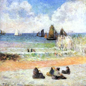 Coast At Dieppe, 1885