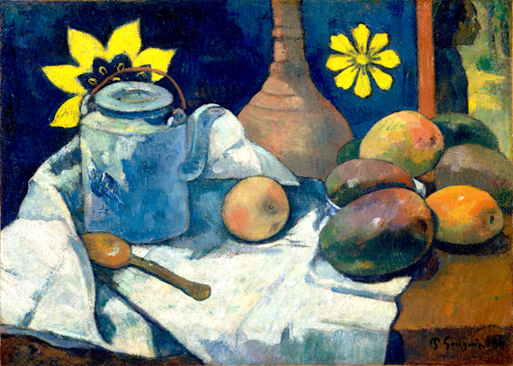 Still Life with Teapot and Fruit
