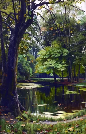 Autumn day in the forest, 1889
