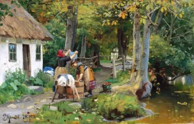 Washing day, 1883