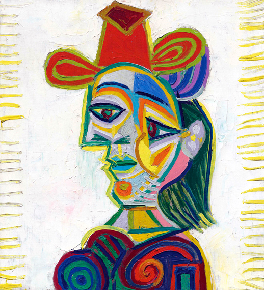 Buste De Femme (Dora Maar) by Pablo Picasso (Inspired by), oil painting reproduction on canvas Buste De Femme (Dora Maar)