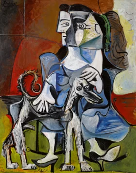 Femme Au Chien