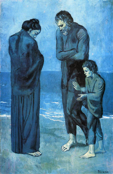 The Tragedy by Pablo Picasso (Inspired by), oil painting reproduction on canvas The Tragedy