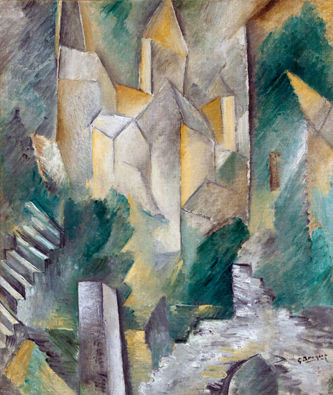 L’église De Carrières-Saint-Denis by Pablo Picasso (Inspired by), oil painting reproduction on canvas L'église De Carrières-Saint-Denis