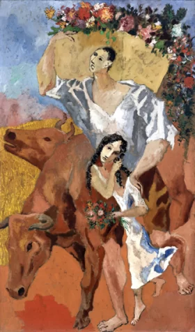 View of Vernon Composition- the Peasants
