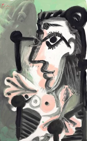 L'escalier Femme Assise, Buste