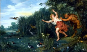 Landscape with Pan and Syrinx