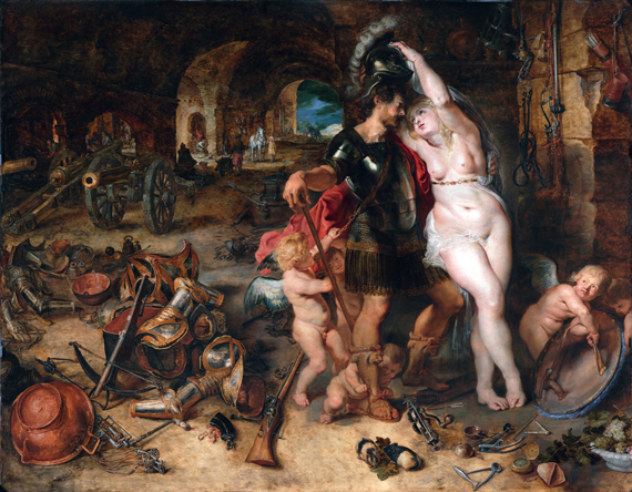 The Return from War- Mars Disarmed by Venus 1610