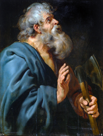 San Matías by Peter Paul Rubens, oil painting reproduction on canvas San Matías