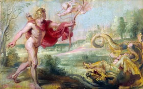 Apollo and the Python Snake