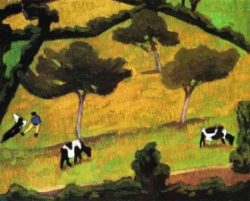 Cows in a Meadow