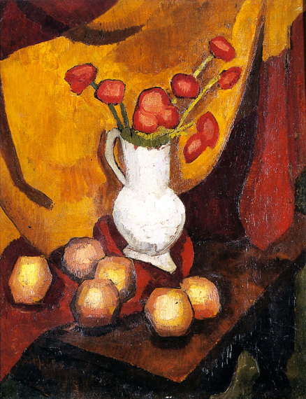 Poppies in a Vase by Roger Fresnaye, oil painting reproduction on canvas Poppies in a Vase