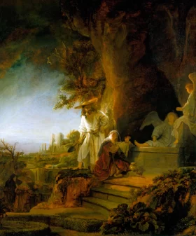 Christ and St Mary Magdalen at the Tomb 1638