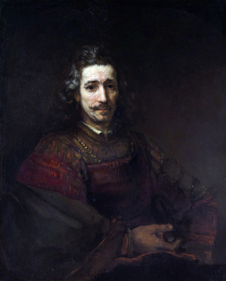Man with Magnifying Glass 1660