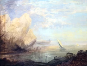 In a Villa at the Seaside 1874 A coastal landscape