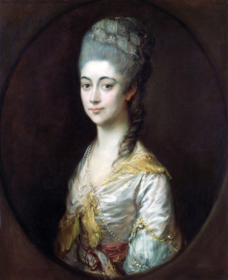 Miss Montagu 1774 by Thomas Gainsborough, oil painting reproduction on canvas Miss Montagu 1774