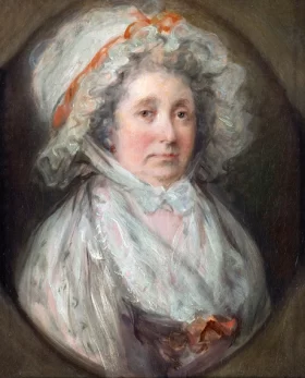 Ships in the Harbor 1875 Portrait of Margaret Gainsborough