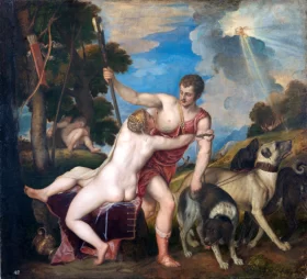 Harbor scene from Algiers, 1889 Venus and Adonis 1554