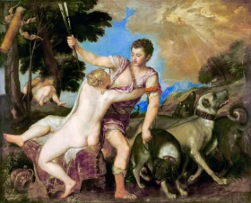 Snowy Landscape 1904 Venus and Adonis