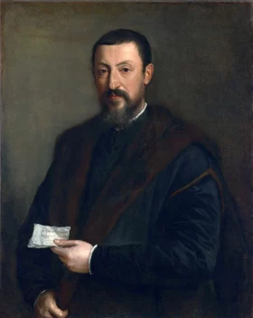 The Nurture of Jupiter Portrait of a Friend of Titian (Marco Mantova Benavides)