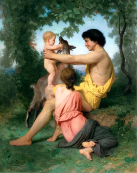 Idylle- Famille Antique