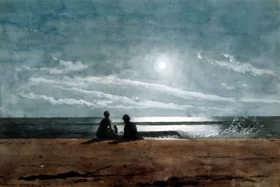 Jérôme de La Lande Moonlight 1874