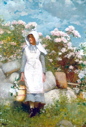 Girl and Laurel, 1879