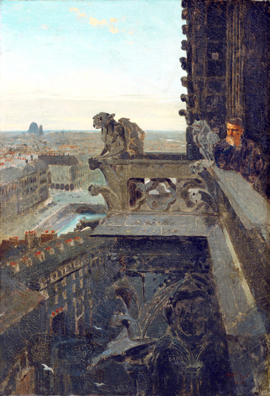 Gargoyles at Notre Dame, 1867