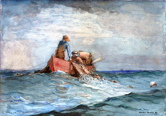 Hauling in the Nets, 1887