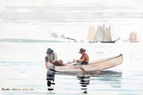 Boys Fishing, Gloucester Harbor, 1880