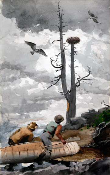 The Eagle’s Nest 1902 by Winslow Homer, oil painting reproduction on canvas The Eagle's Nest 1902