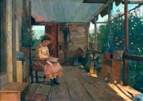Girl Shelling Peas 1873