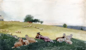 Shepherdess of Houghton Farm 1878