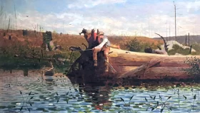 Waiting for a Bite 1874