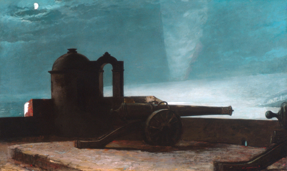 Searchlight on Harbor Entrance, Santiago de Cuba 1901