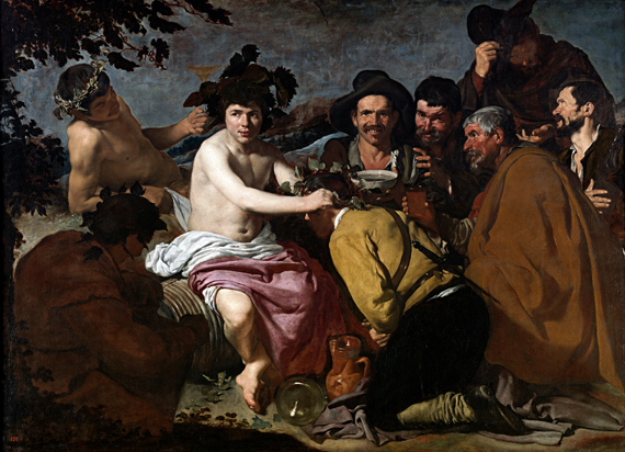 The Triumph of Bacchus by Diego Velazquez, oil painting reproduction on canvas The Triumph of Bacchus