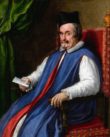 Maggiordomo To Pope Innocent X by Diego Velazquez, oil painting reproduction on canvas Maggiordomo To Pope Innocent X